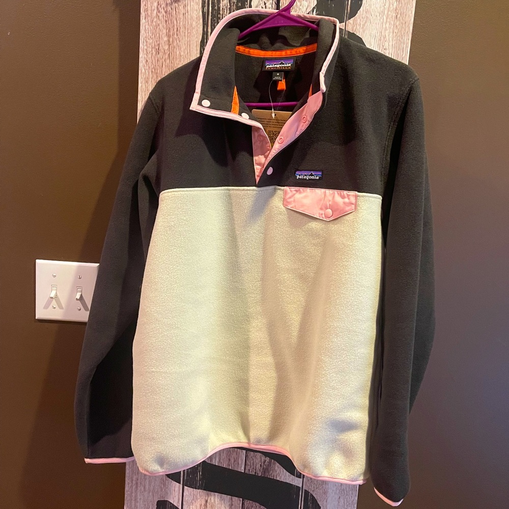 Patagonia lightweight synchilla pullover. New with tags.